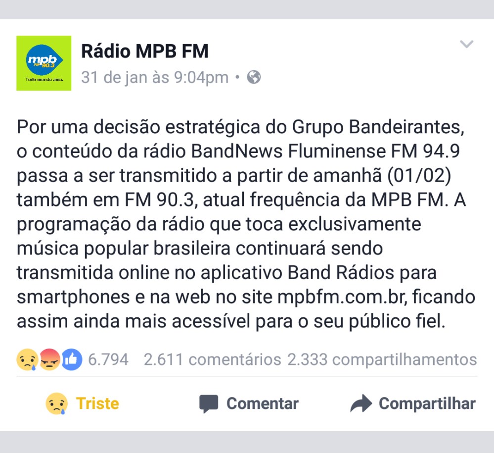 MPB FM - Facebook
