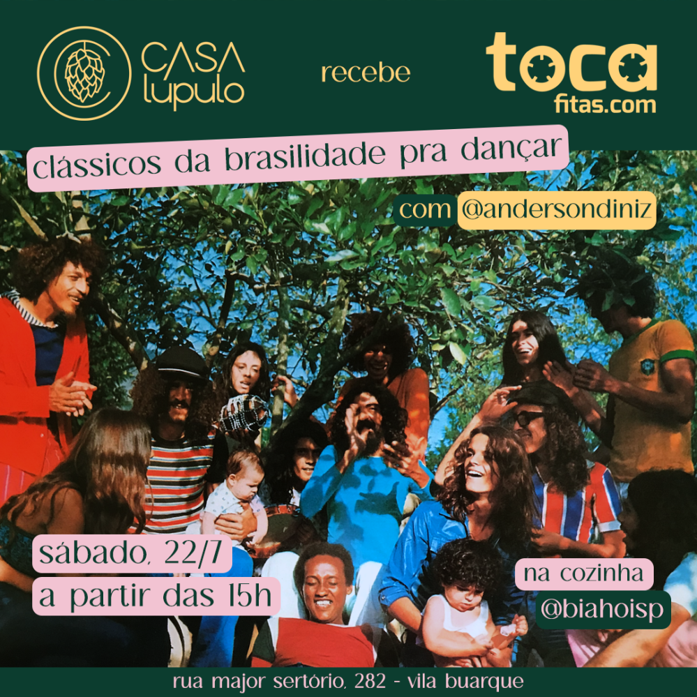 Toca fitas na Casa Lúpulo