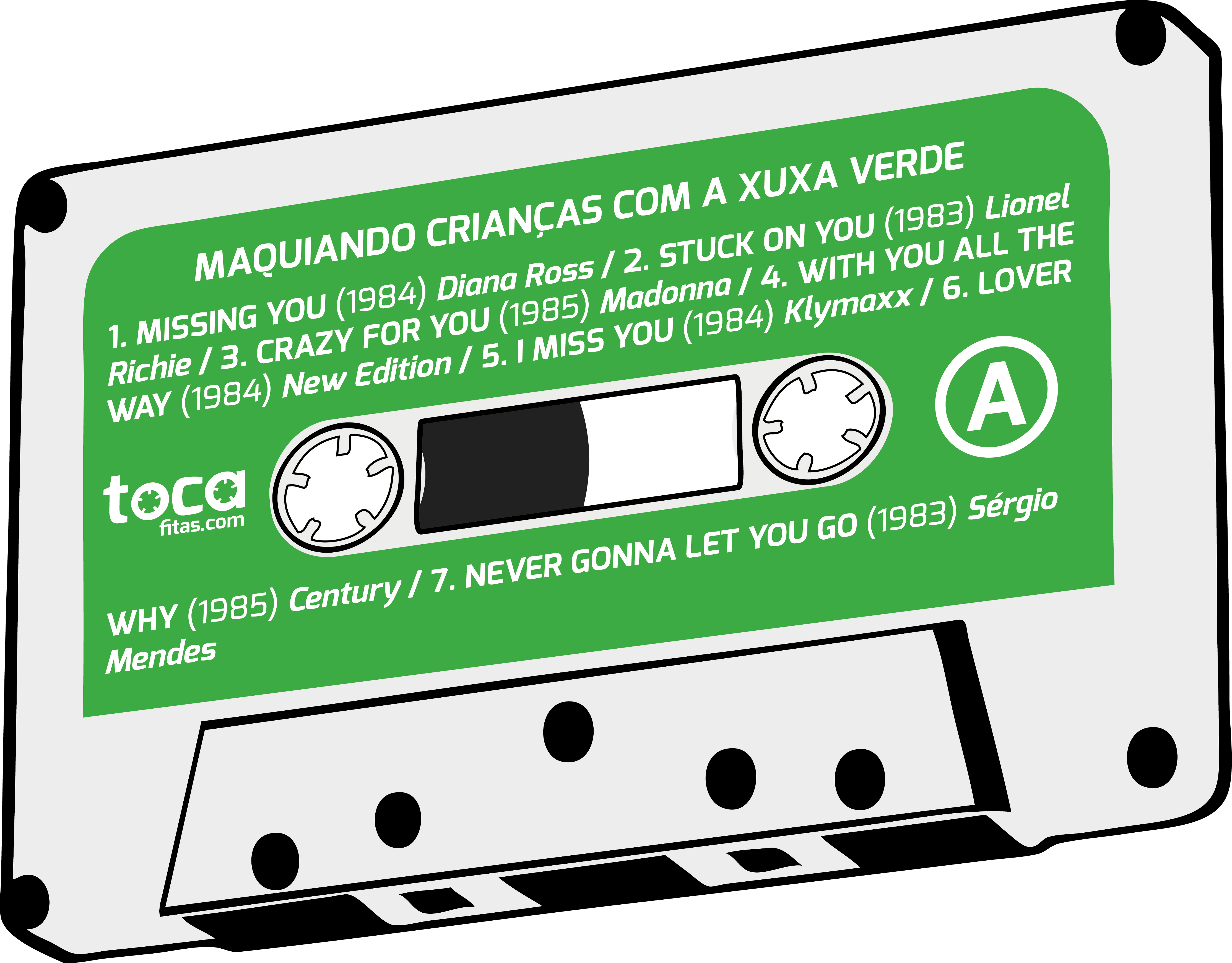 Maquiando crianças com a Xuxa verde - Lado A