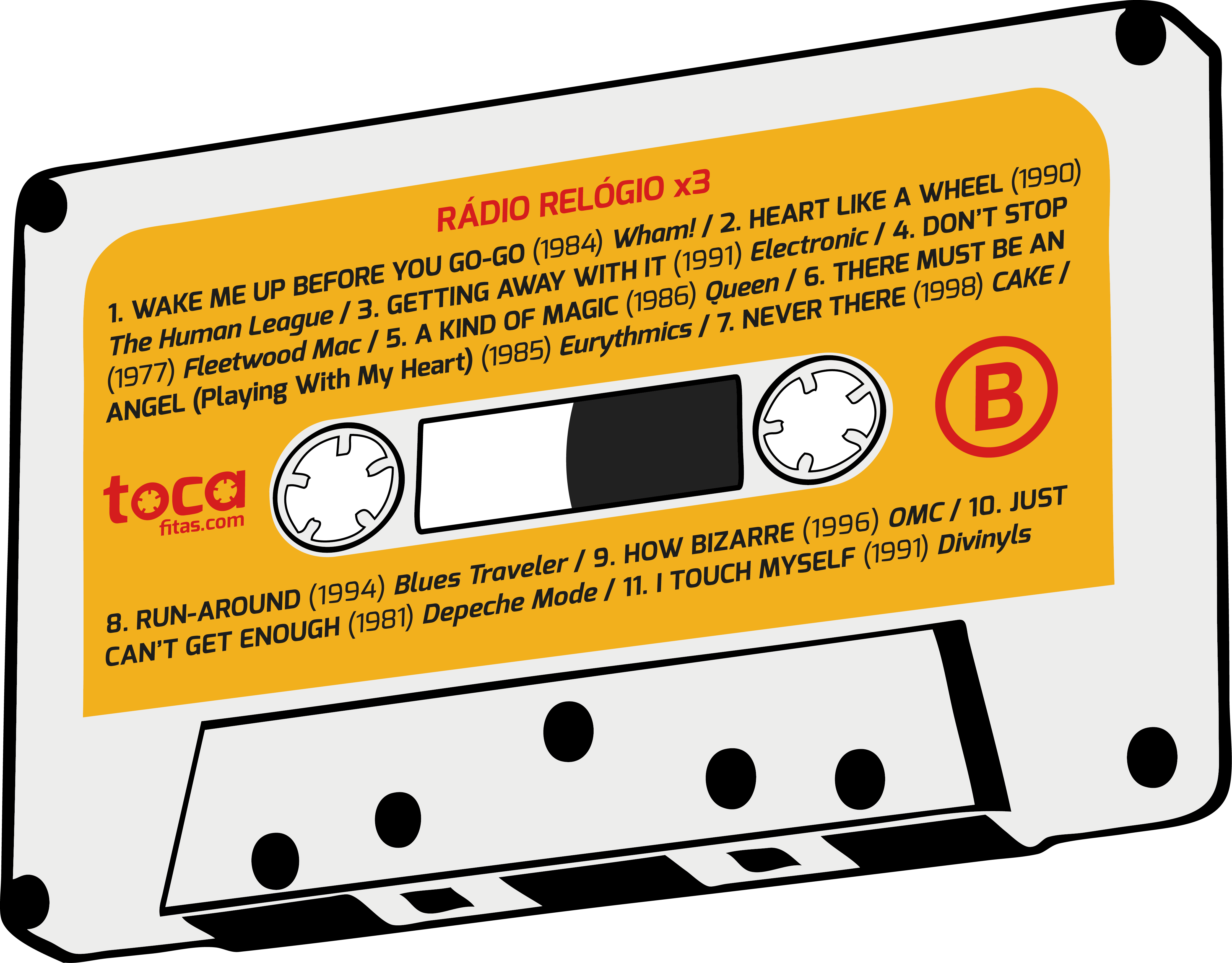 Rádio relógio x3 - Lado B